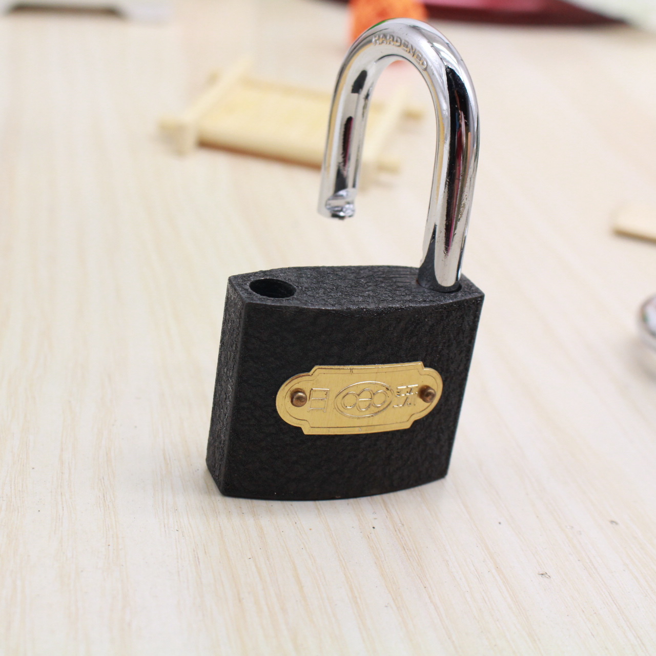 50mm日环牌365灰色铁芯 家用表箱直开挂锁 宿舍门锁抽屉锁