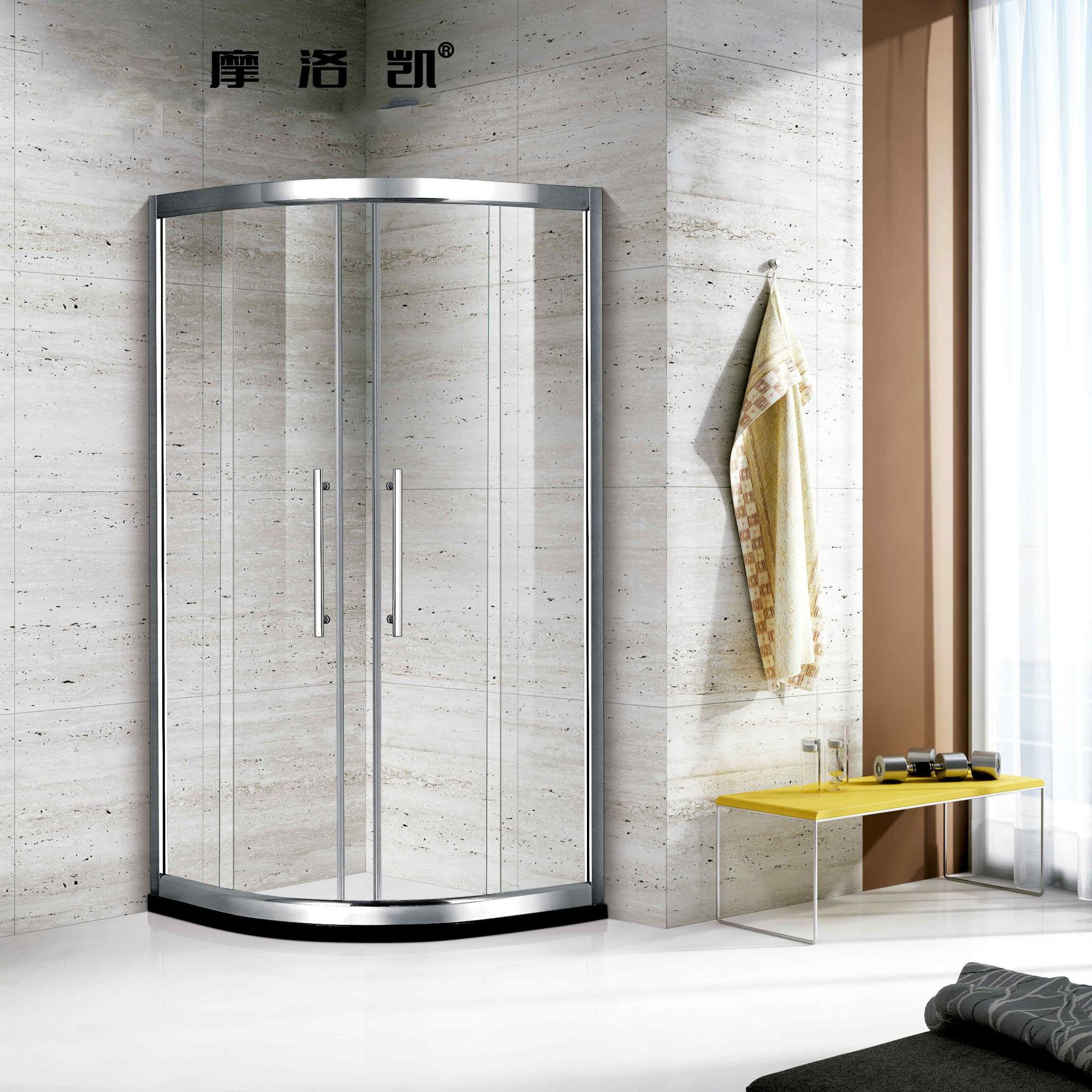 广东淋浴房厂家沐浴房家用玻璃门酒店工程隔断防爆易洁屏风定制