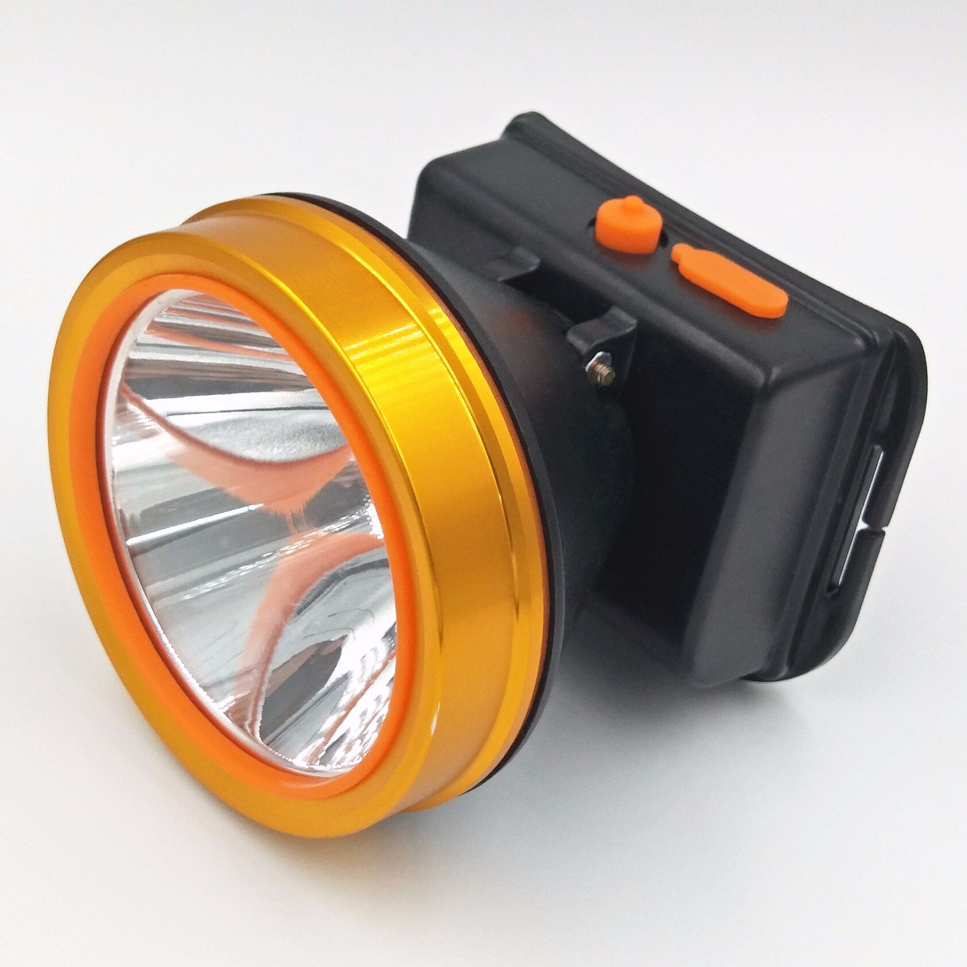 新品头灯白光led强光充电铝合金钓鱼灯头戴灯手电筒打猎厂家直销