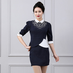 夜总会深色公主服 酒店商务会所小妹工作套装夜场夜店小妹工作服