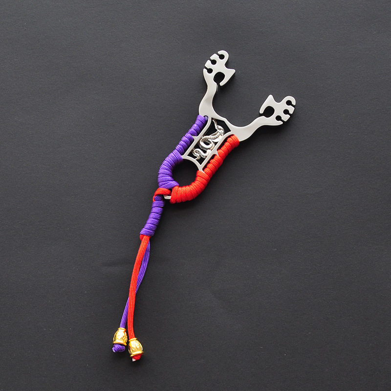 厂家直销 新款合金不锈钢眼镜蛇弹弓 卡球大威力锌合金眼镜蛇弹弓