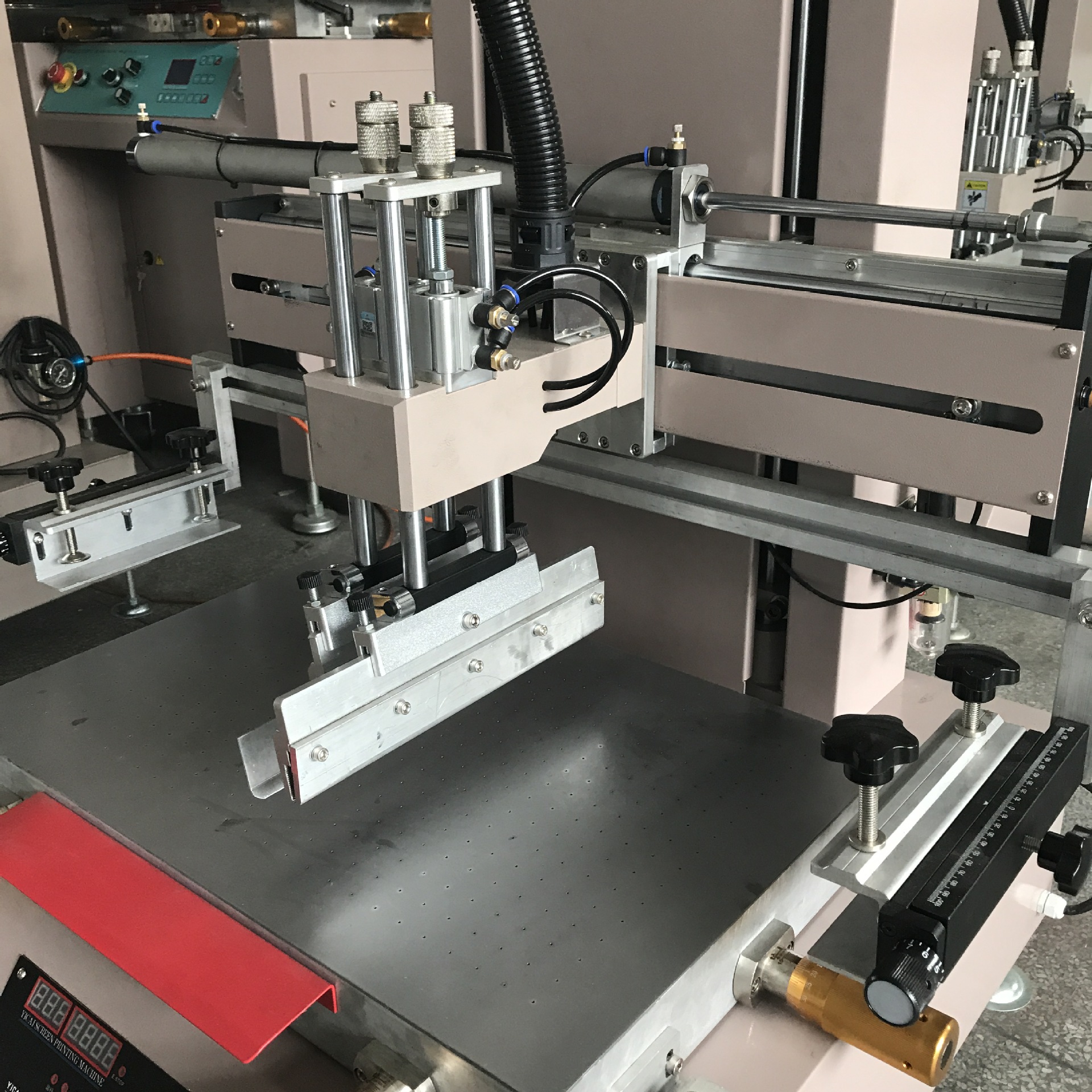 玻璃丝印机4060丝网印刷机半自动木板印刷机