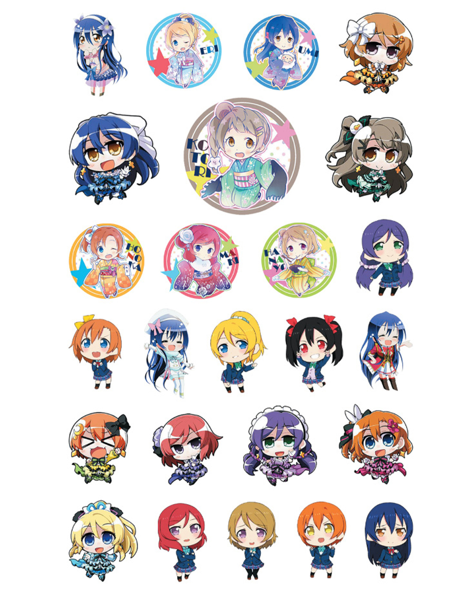 动漫贴纸 二次元 蓝忘机 工作细胞 卡通 pvc 福袋搭配 漫展热卖