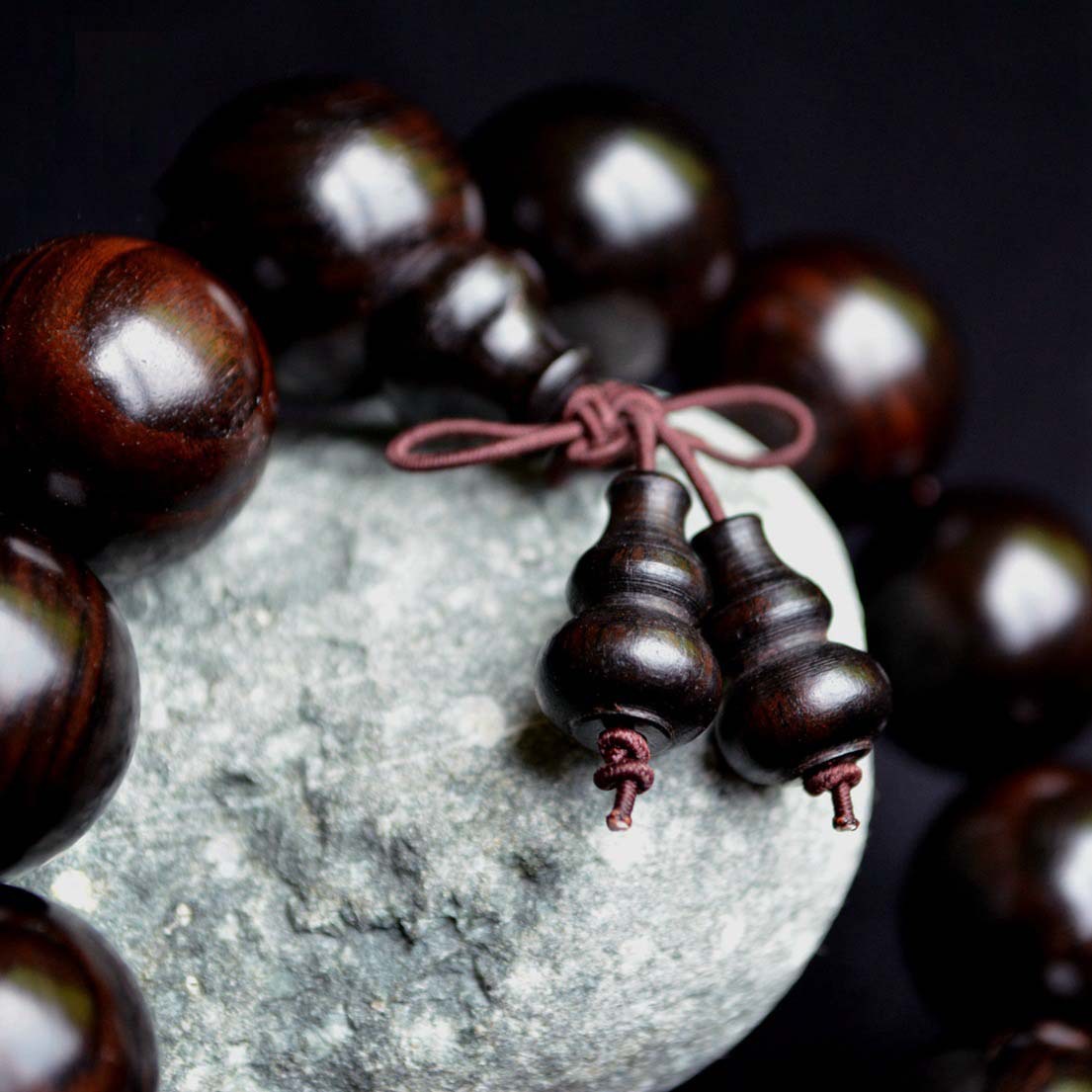 黑酸枝老料酸枝老红木佛珠檀木手串红酸枝手链念珠男女士