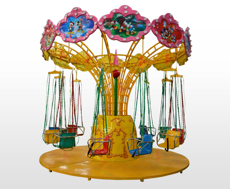 悦童大型游乐设备米奇摇头旋转飞椅游乐设备出口欧美