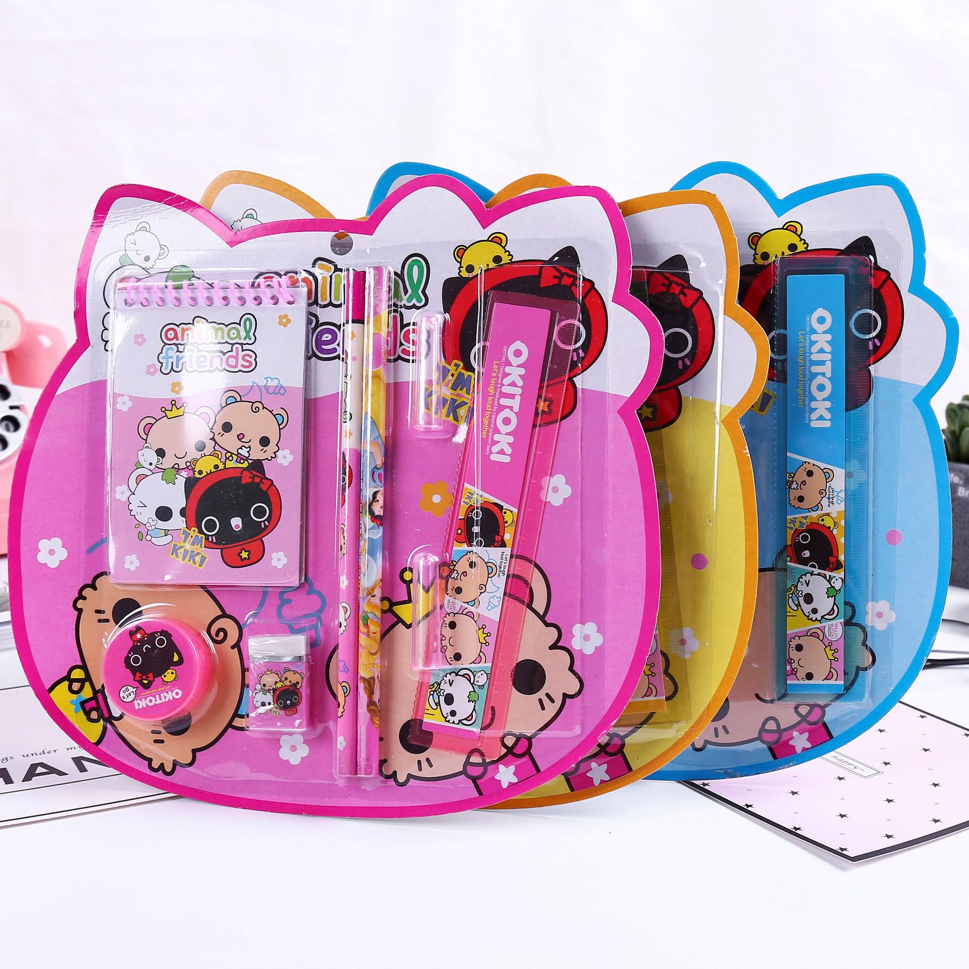 文具套装学习八件套 儿童文具礼品礼盒 学习用品文具批发生日礼物