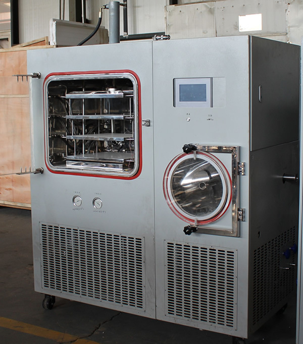 美容冻干粉真空冻干机lgj100f原位自动压盖冷冻干燥机