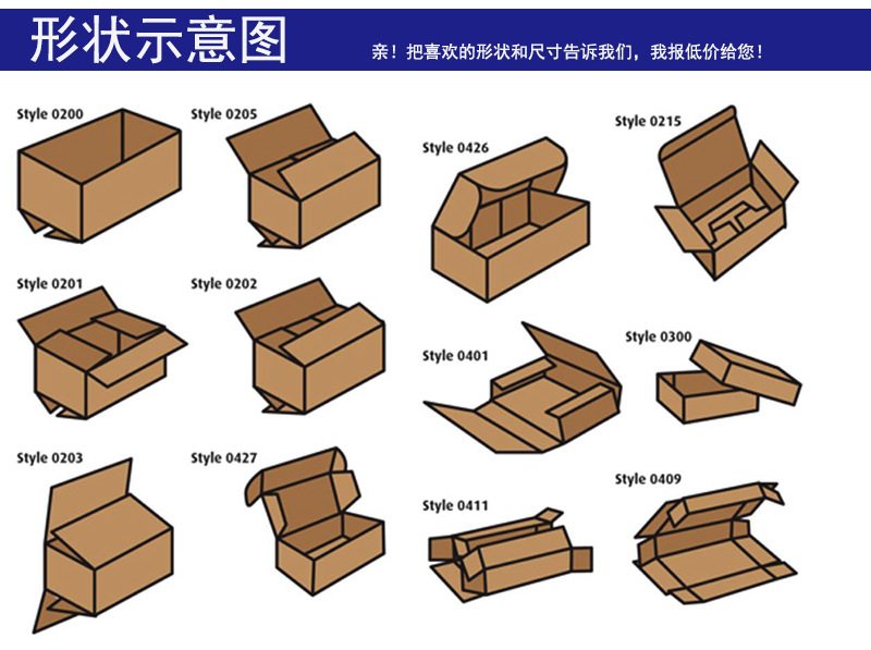 厂家批发定制拉链纸箱 免胶带拉链式开口纸箱 包装纸盒