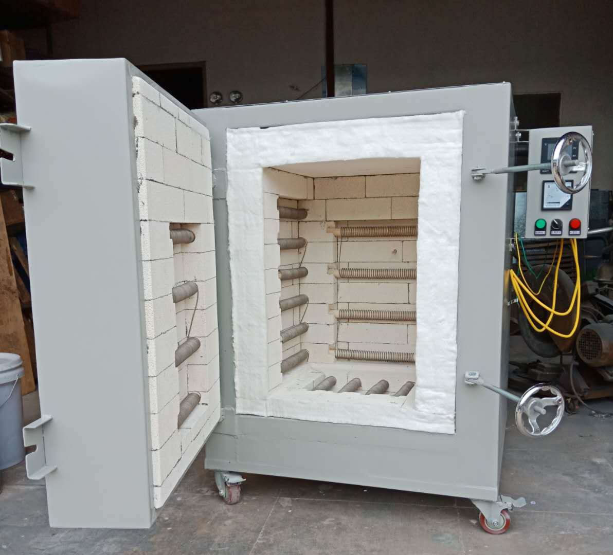 东育全自动控温电窑炉陶艺设备学校陶吧教学设备拉坯机练泥机转台