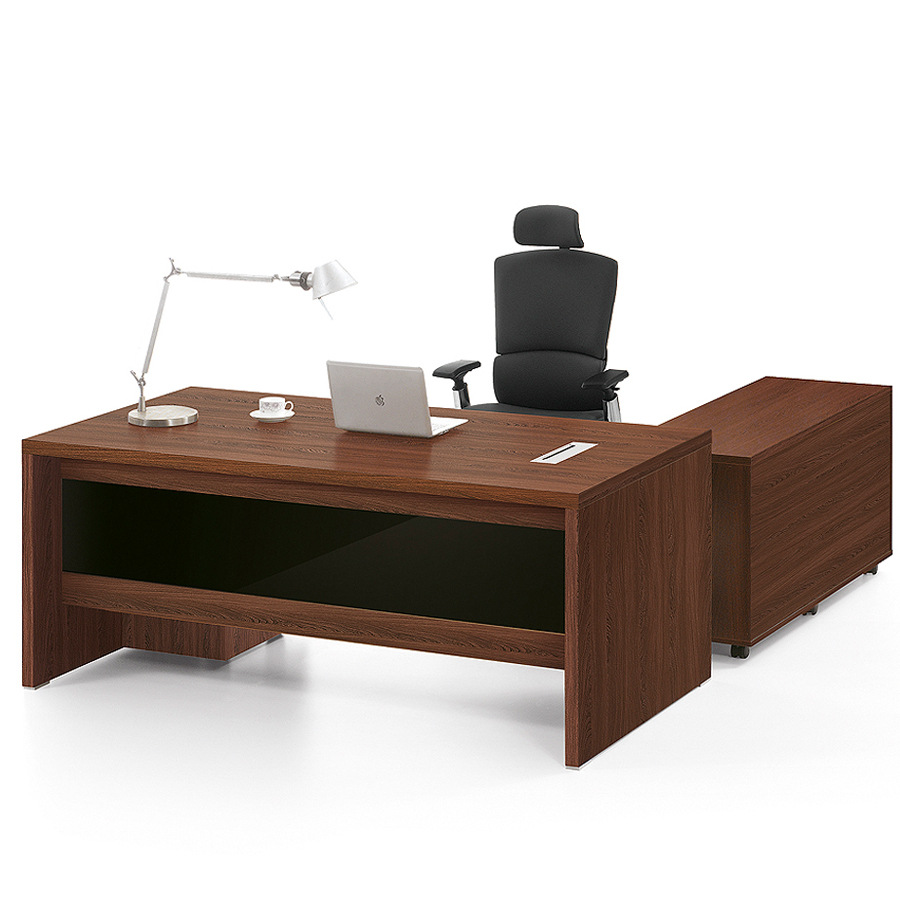 现代老板桌办公桌总裁经理大班台时尚简约老板办公桌ed-p1821-b