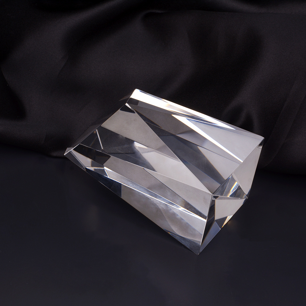 水晶不规则白胚 精美礼品 可定制图案 加印logo