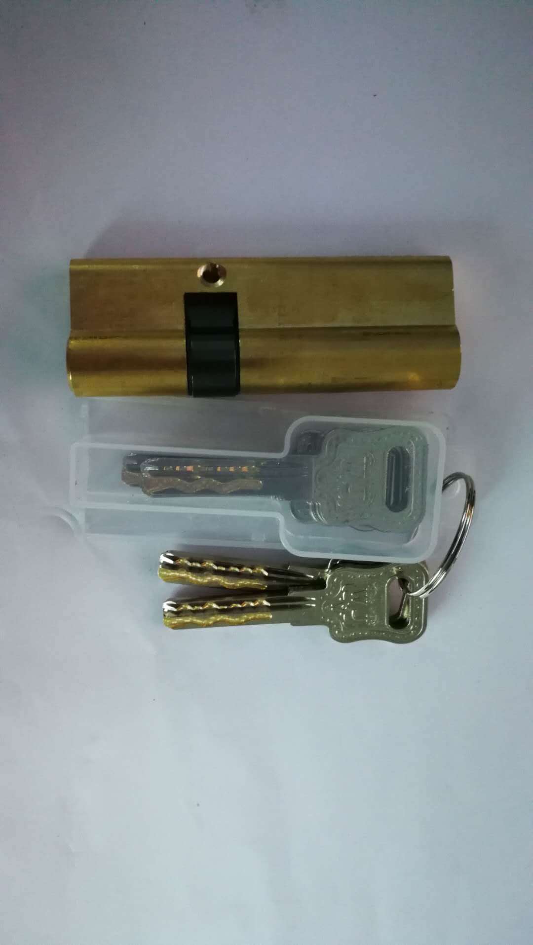 厂家直销 葫芦柄曲线全铜ab钥匙 全铜锁芯塑料盒包装 低价促销