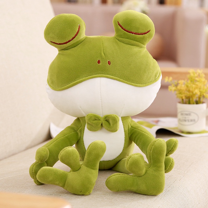卡通 可爱青蛙毛绒玩具 青蛙王子公仔柔软布娃娃女孩女生生日礼物