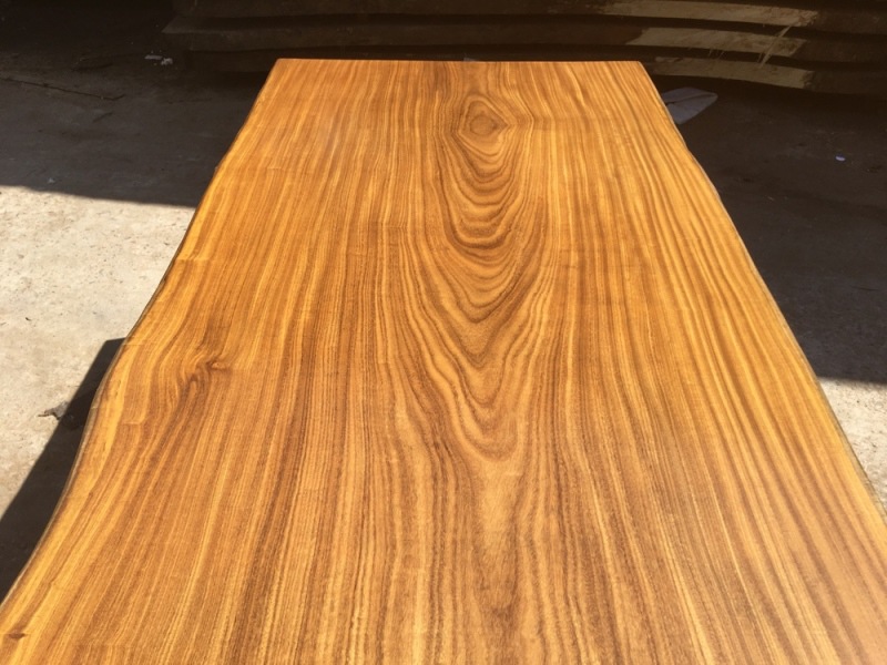 非洲柚木实木大板 自然边 205-84-8原木办公桌老板桌简约茶桌茶台