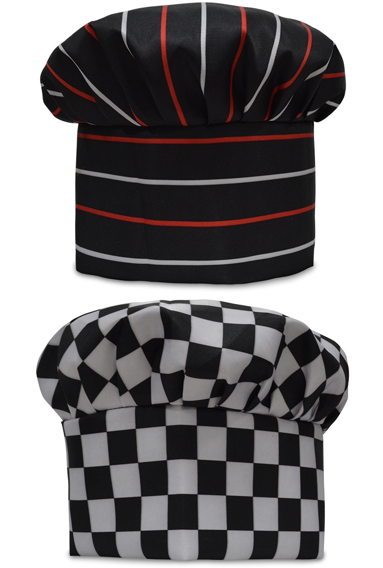 男女厨师帽儿童百褶蘑菇帽蛋糕房面点师餐厅食品工厂蘑菇帽定制-阿里