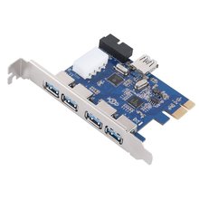 PCI-EXPRESS扩展4口后置USB3.0+内置19PIN UB3.0+内置 USB3.0