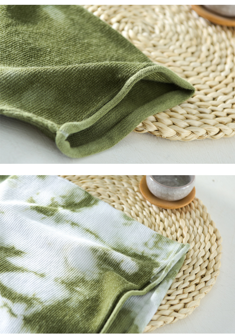 1303 (控价不可低于98)扎染t恤男# 针织t恤衫 扎染工艺