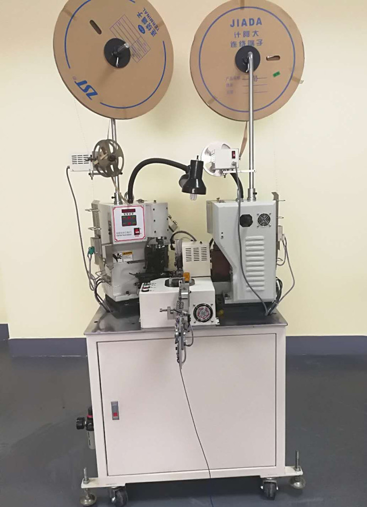 广东东莞中山厂家畅销浙江全自动双头端子压线机剥线机端子压着机