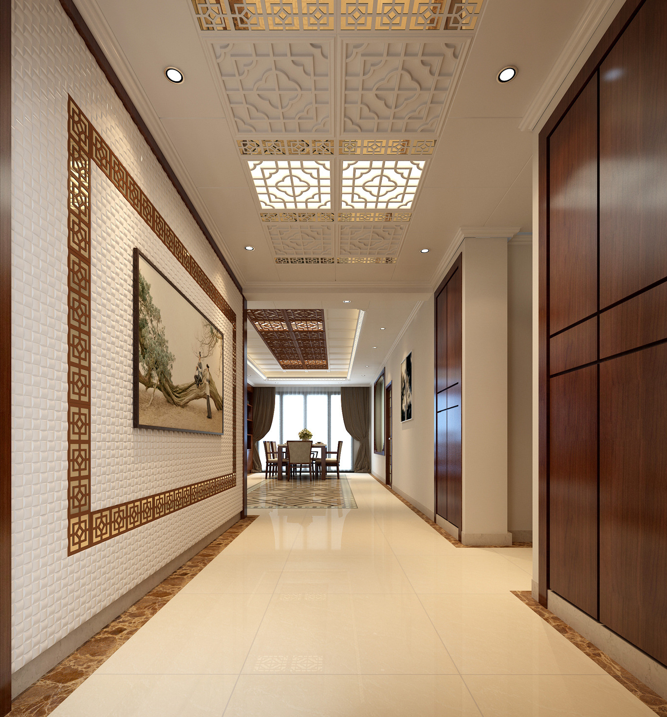 stein施丹吊顶·航空吊顶·客厅吊顶·造型扣板古韵系列