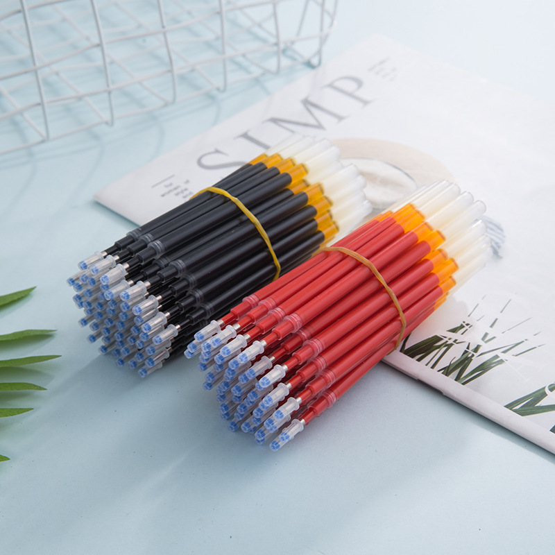 厂家直销中性笔芯巨无霸大容量笔芯0.9mm子弹头水笔替芯批发