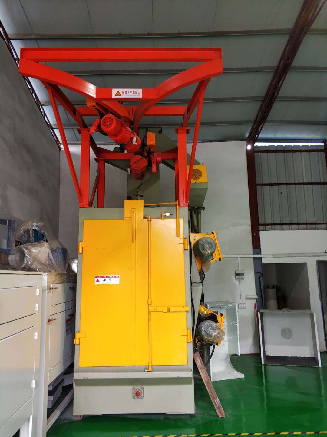 深圳厂家吊钩式抛丸机双吊钩q376单双抛头铸造件清理抛丸清理机器