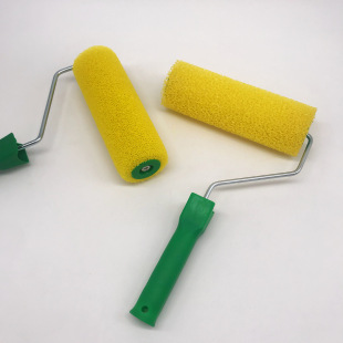 厂家直销拉毛滚筒 海绵拉花滚筒刷 大花中花小花弹性涂料工具