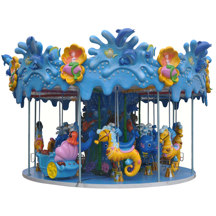 景区海洋旋转木马游乐设备