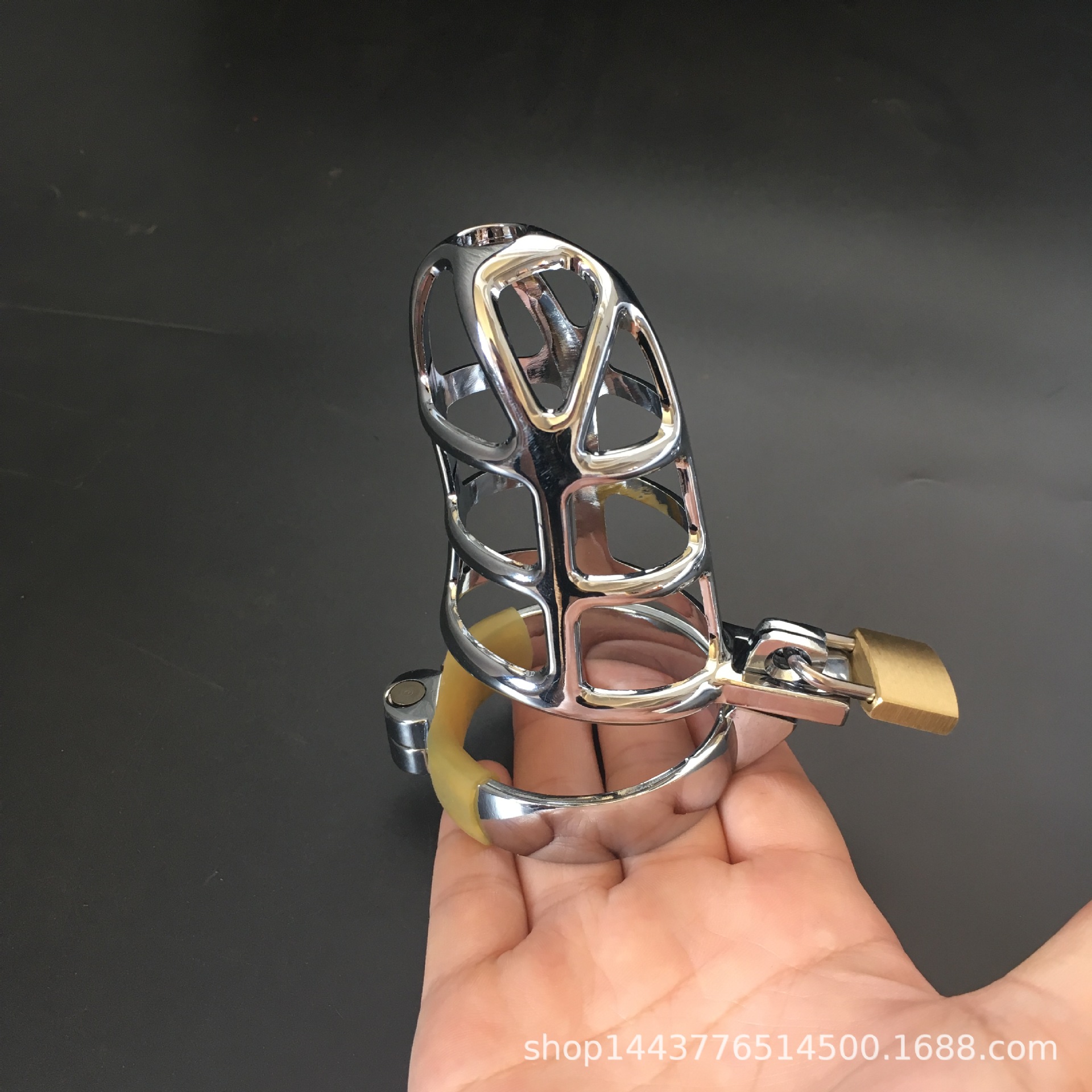 黑帝正品直销 合金笼子男用贞操装置贞洁锁 一件代发