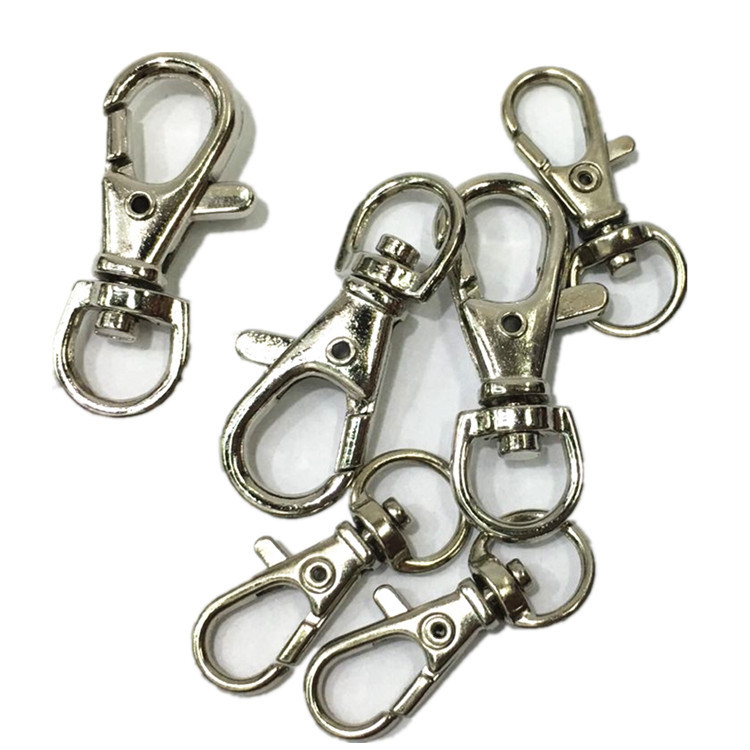 Large Supply of Metal Alloy Lobster Buckle Nickel Color Luggage Buckle Wholesale