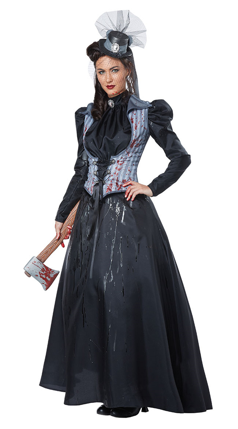 万圣节新款成人女款女杀手化装舞会派对服 舞台表演服装现货批发