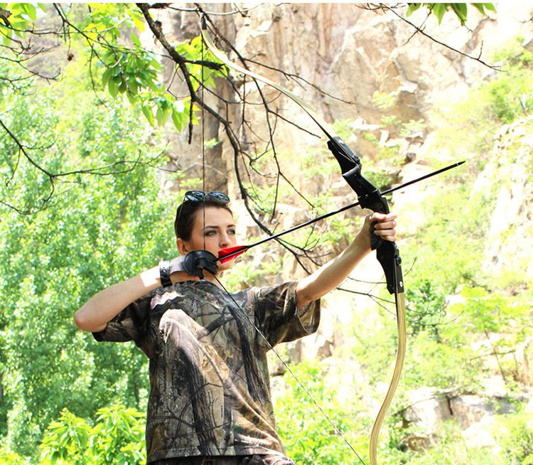 军兴弓箭 灯塔反曲弓 美猎弓 金属数控弓把 17英寸 ilf快插接口