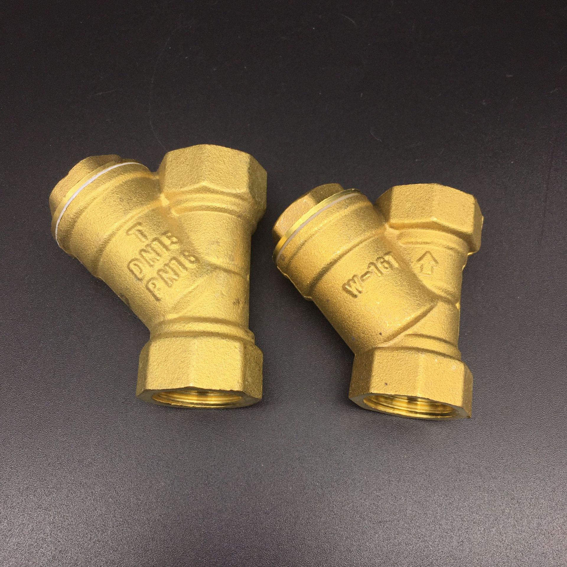 厂家供应y型黄铜过滤器自来水管配件锻压黄铜加厚过滤器