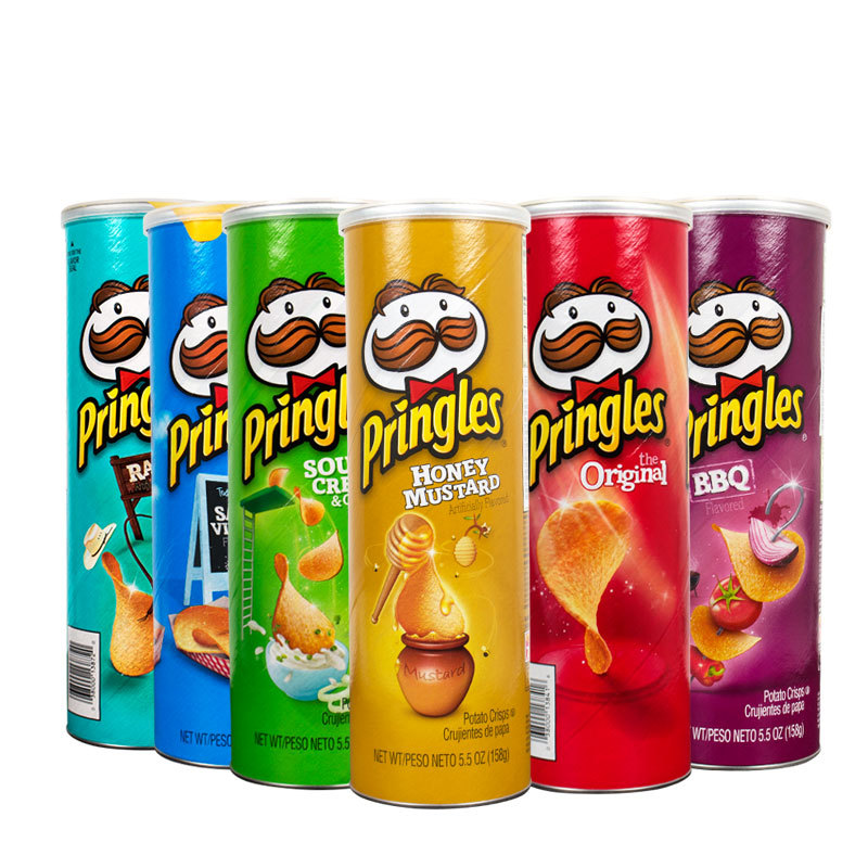 美国进口零食 品客薯片158g*14桶 (6种口味)