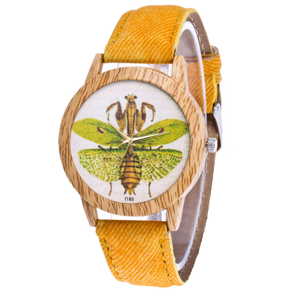 zhoulianfa正品厂家直销古典昆虫手表古典风格女士手表男表t183-n