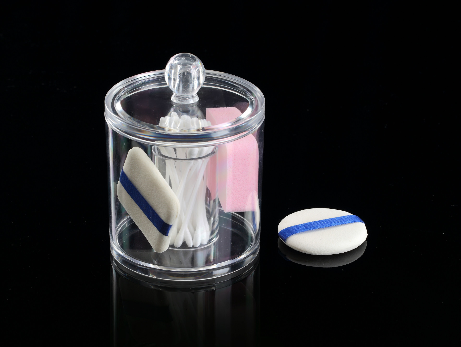 Xiangxingyuan Simple Makeup Cosmetic Case Jewelry Box Mascara Eyebrow Pencil Comb Storage Box Storage Box