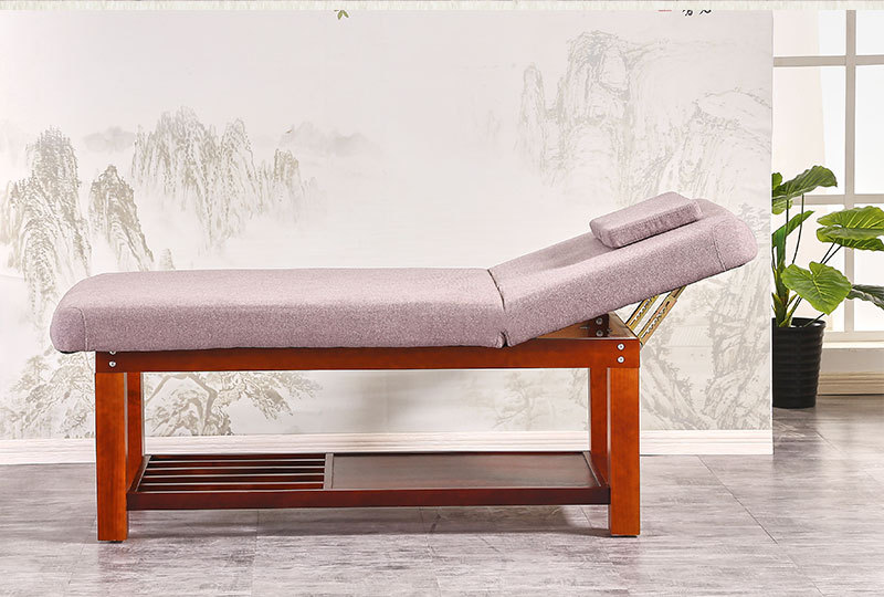 实木美容床加厚带胸窝推拿床针灸理疗理容床 高档实木按摩床批发