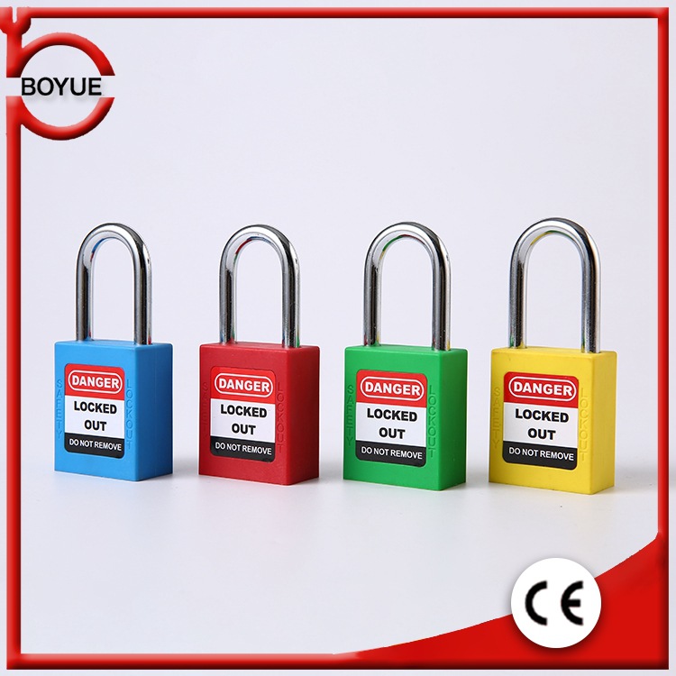 38mm钢梁工程塑料安全挂锁 上锁挂牌安全锁具 工业安全锁厂家