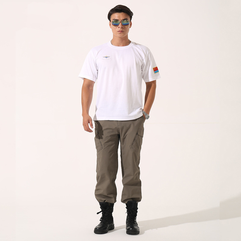 际华3543户外运动空军体能服 夏季训练作训服 短袖速干男式t恤