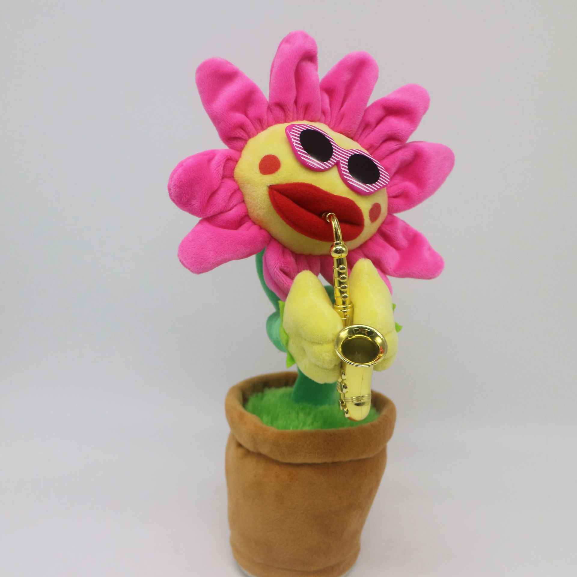 毛绒玩具向日葵玩偶会唱歌跳舞妖绕太阳花男女生日礼物现货