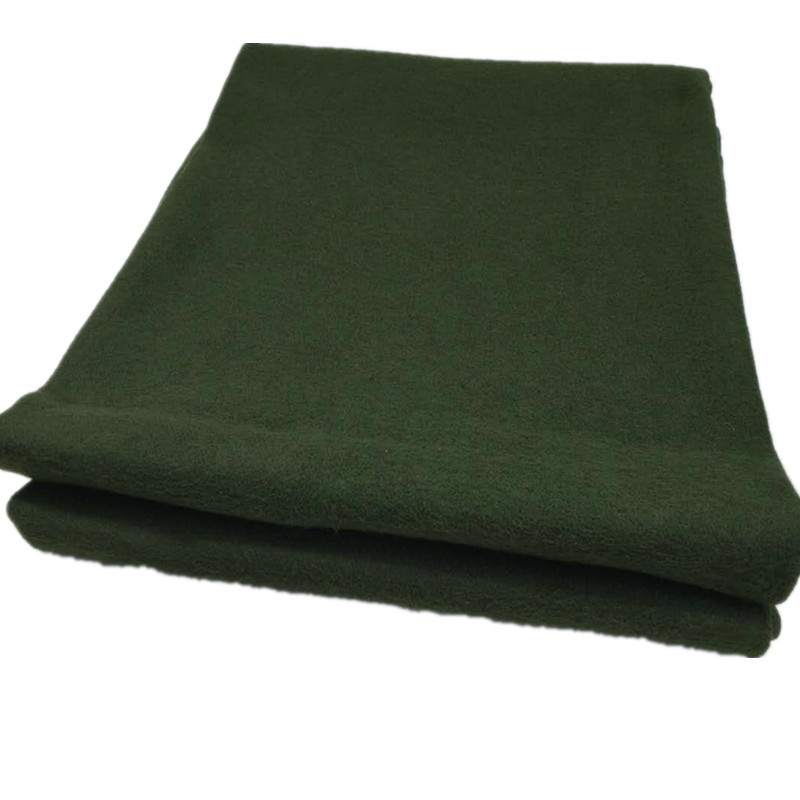防静电09毛毯羊毛毯羊绒毯军绿色配发部队07式毛巾毯学生被褥
