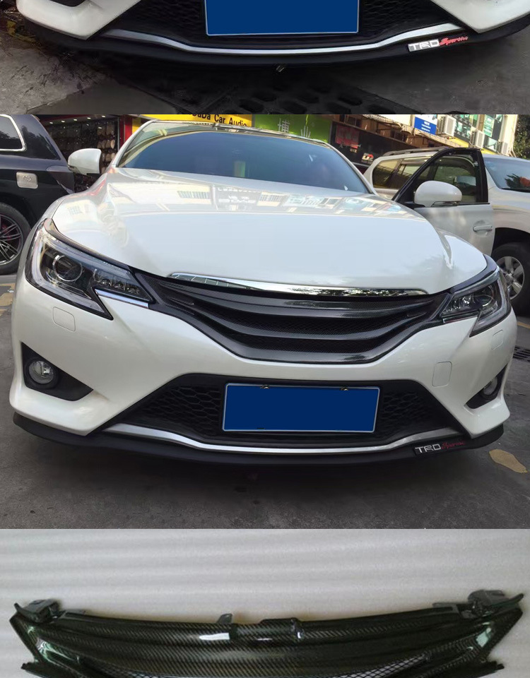 适用2014-2018锐志中网新锐志gs前面罩碳纤/树脂中网改装x标中网