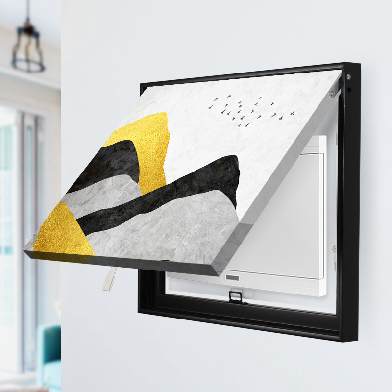 配电箱电闸箱装饰盒总开关遮挡箱电表箱装饰画现代简约强弱电箱画