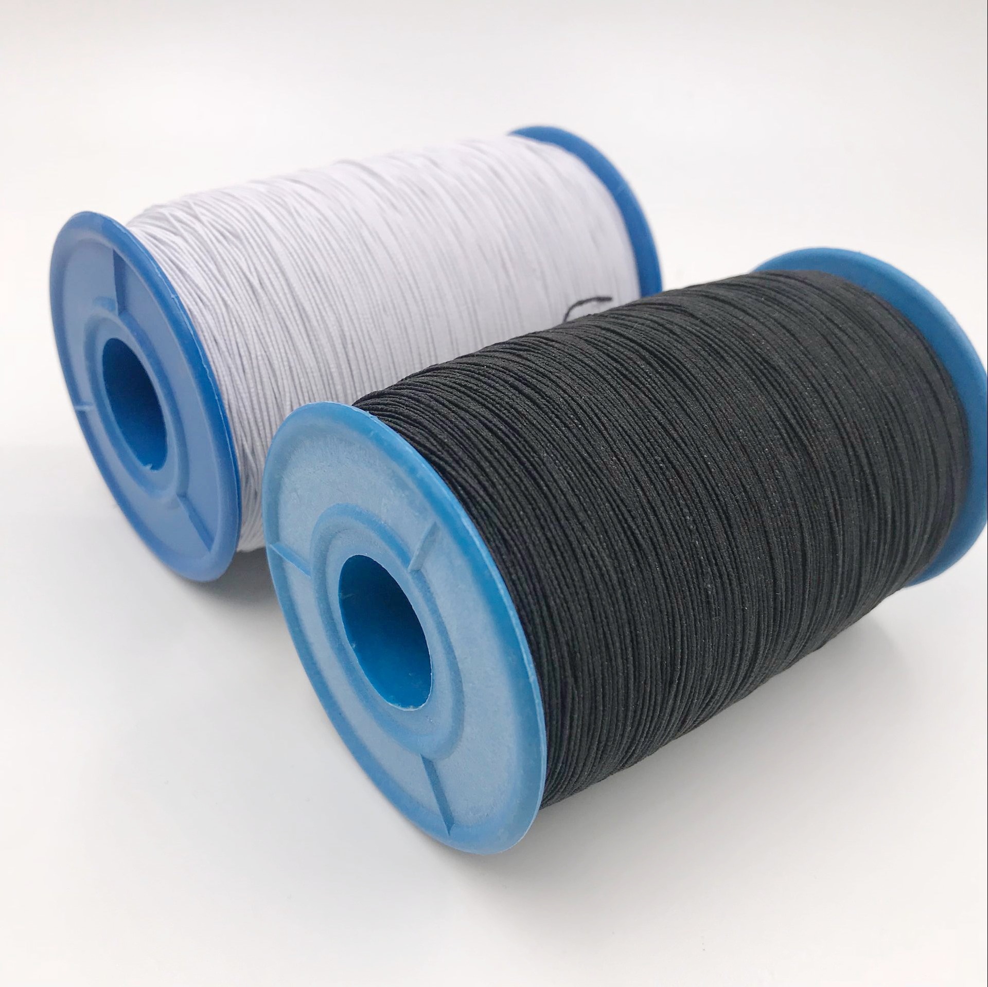 厂家直销42#乳胶包纱线圆弹力线 缝纫橡筋底线极细松紧线辅料