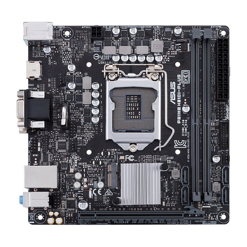 适用于台式机 华硕prime h310i plus 工控itx主板(h310/lga 1151)