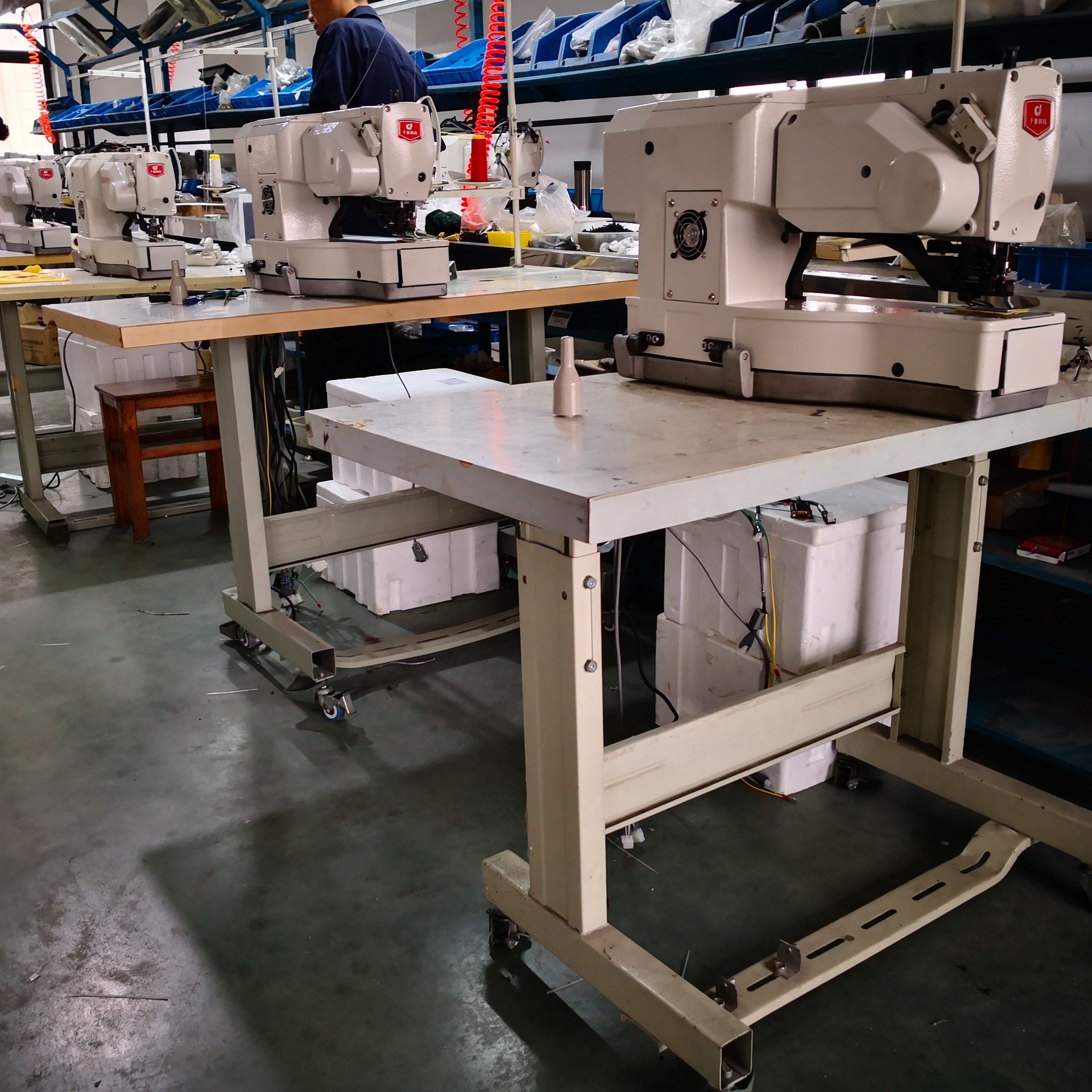 平头锁眼机 1790电脑扣眼机 儿童座垫长度12公分平头锁眼钮门车