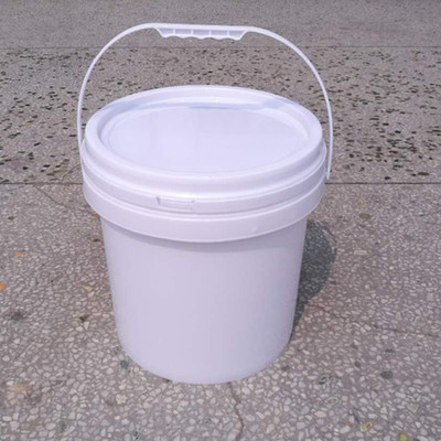 厂家直供8升广口塑料桶 8l包装桶 塑料圆白桶 塑料防水涂料桶