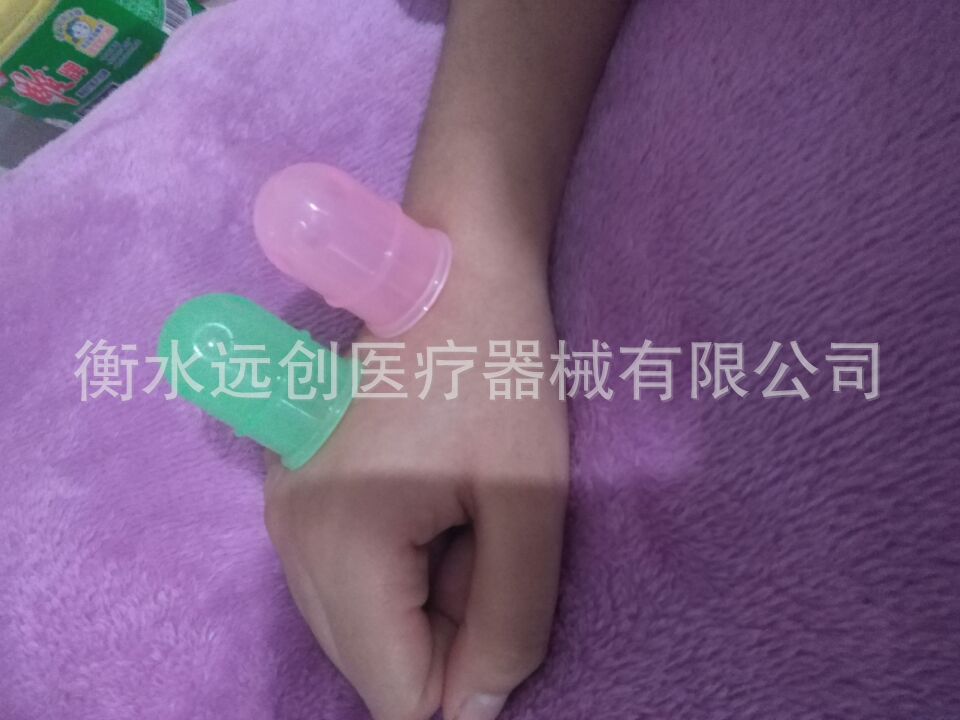 批发小儿硅胶推拿罐硅胶蜜芽刮痧罐拔罐拇指美容罐厂家优惠直销