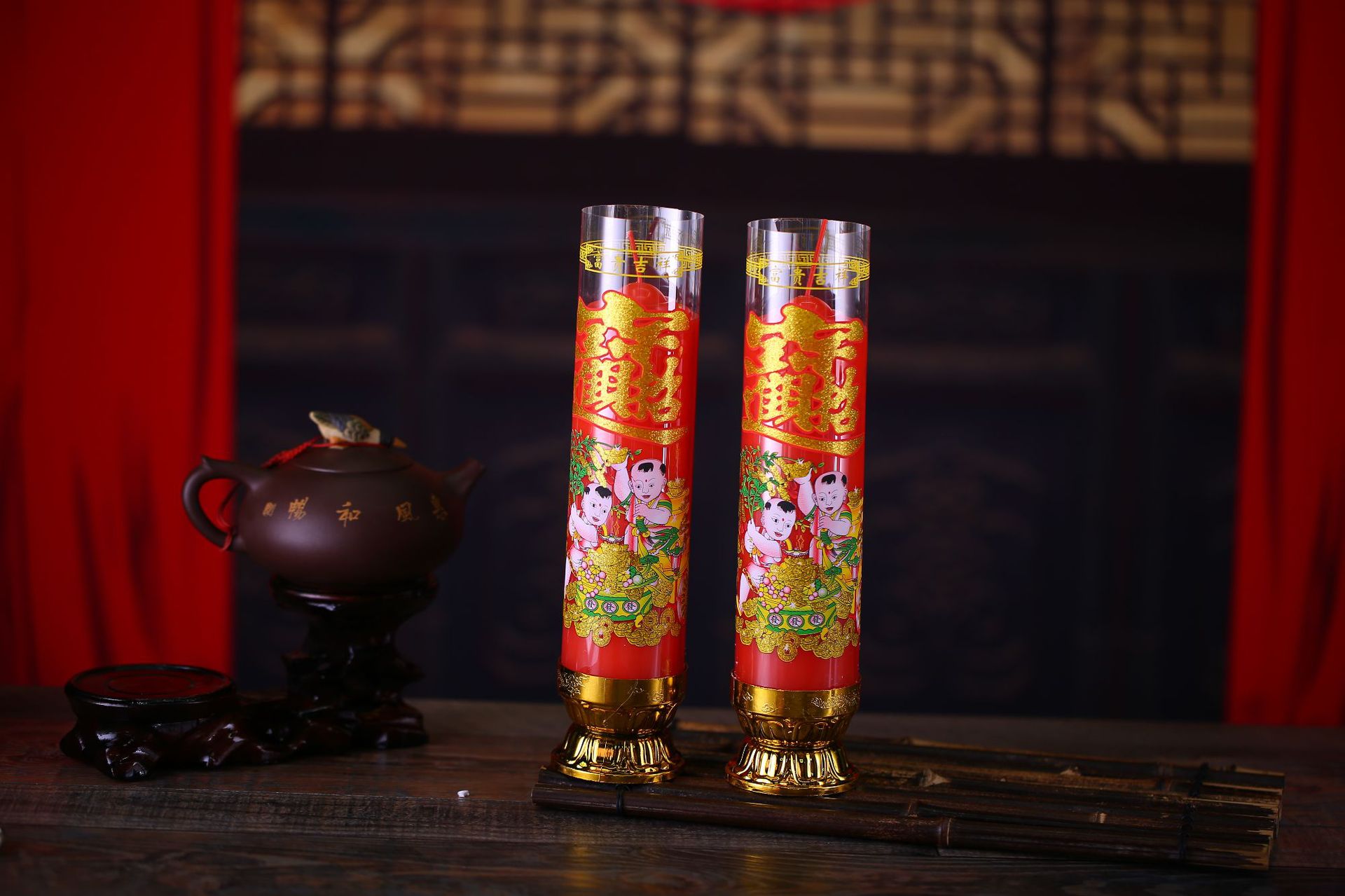 厂家销售清香斗烛 供佛蜡烛莲花蜡烛婚庆斗烛拜佛供烛3天5天七天