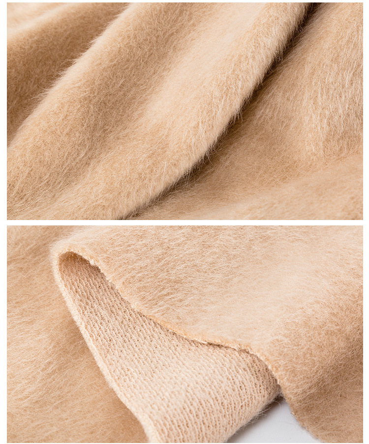 现货供应 黄金貂绒面料 700g冬季保暖服装超柔毛绒水貂绒布料