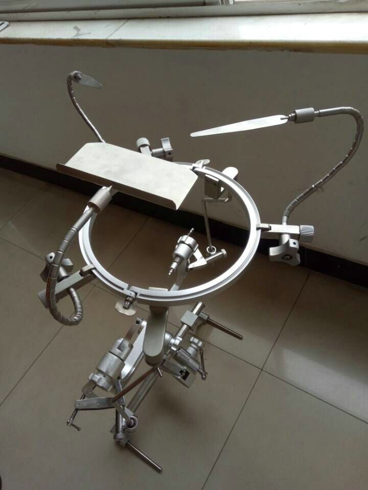 神经外科手术头架 三顶颅脑手术固定架 颅脑固定夹 带头圈软轴